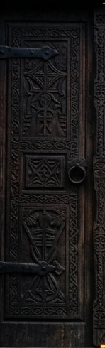 Carved Door Left